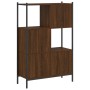 Estantería madera de ingeniería marrón roble 72x28x109 cm de , Librerías y estanterías - Ref: Foro24-838887, Precio: 63,61 €,...