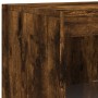 Aparador con luz LED 3 pzas madera de ingeniería roble ahumado de , Aparadores - Ref: Foro24-3209125, Precio: 200,15 €, Descu...