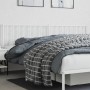 Cabecero de metal blanco 200 cm de , Cabeceros y pies de cama - Ref: Foro24-374524, Precio: 34,33 €, Descuento: %