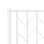 Cabecero de metal blanco 200 cm de , Cabeceros y pies de cama - Ref: Foro24-374524, Precio: 34,33 €, Descuento: %
