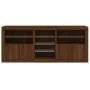 Sideboard mit LED-Leuchten, braune Eiche, 162 x 37 x 67 cm von , Sideboards - Ref: Foro24-3209036, Preis: 207,18 €, Rabatt: %