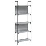 Librería de 5 estantes madera gris Sonoma 60,5x24x166,5 cm de , Librerías y estanterías - Ref: Foro24-838866, Precio: 53,13 €...