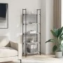 Librería de 5 estantes madera gris Sonoma 60,5x24x166,5 cm de , Librerías y estanterías - Ref: Foro24-838866, Precio: 52,47 €...