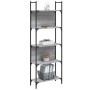 Librería de 5 estantes madera gris Sonoma 60,5x24x166,5 cm de , Librerías y estanterías - Ref: Foro24-838866, Precio: 53,13 €...