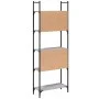 Librería de 5 estantes madera gris Sonoma 60,5x24x166,5 cm de , Librerías y estanterías - Ref: Foro24-838866, Precio: 52,47 €...