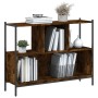 Estantería madera de ingeniería roble ahumado 102x28x77,5 cm de , Librerías y estanterías - Ref: Foro24-838900, Precio: 58,91...