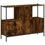 Estantería madera de ingeniería roble ahumado 102x28x77,5 cm de , Librerías y estanterías - Ref: Foro24-838900, Precio: 58,91...
