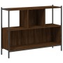 Estantería madera de ingeniería marrón roble 102x28x77,5 cm de , Librerías y estanterías - Ref: Foro24-838902, Precio: 62,19 ...