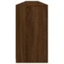 Aparador con luces LED roble marrón 283x37x67 cm de , Aparadores - Ref: Foro24-3209022, Precio: 313,92 €, Descuento: %