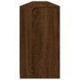 Aparador con luces LED roble marrón 283x37x67 cm de , Aparadores - Ref: Foro24-3209022, Precio: 321,01 €, Descuento: %