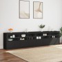 Aparador con luces LED negro 283x37x67 cm de , Aparadores - Ref: Foro24-3209017, Precio: 345,00 €, Descuento: %