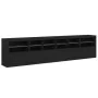 Aparador con luces LED negro 283x37x67 cm de , Aparadores - Ref: Foro24-3209017, Precio: 330,63 €, Descuento: %