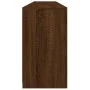 Aparador con luces LED roble marrón 181,5x37x67 cm de , Aparadores - Ref: Foro24-3209008, Precio: 226,66 €, Descuento: %
