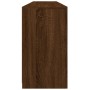 Aparador con luces LED roble marrón 181,5x37x67 cm de , Aparadores - Ref: Foro24-3209043, Precio: 228,04 €, Descuento: %