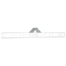 Gallinero acero galvanizado 14x2x2 m de vidaXL, Jaulas y habitáculos para animales pequeños - Ref: Foro24-144564, Precio: 368...