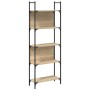 Librería de 5 estantes madera roble Sonoma 60,5x24x166,5 cm de , Librerías y estanterías - Ref: Foro24-838864, Precio: 51,28 ...