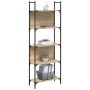 Librería de 5 estantes madera roble Sonoma 60,5x24x166,5 cm de , Librerías y estanterías - Ref: Foro24-838864, Precio: 51,28 ...