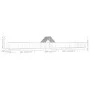 Gallinero acero galvanizado 14x2x2 m de vidaXL, Jaulas y habitáculos para animales pequeños - Ref: Foro24-144564, Precio: 368...
