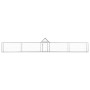 Gallinero acero galvanizado 9x1x1,5 m de vidaXL, Jaulas y habitáculos para animales pequeños - Ref: Foro24-144561, Precio: 30...