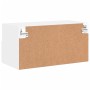Mueble de TV de pared madera de ingeniería blanco 60x30x30 cm de , Muebles TV - Ref: Foro24-836854, Precio: 44,67 €, Descuent...