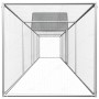 Gallinero acero galvanizado 9x1x1,5 m de vidaXL, Jaulas y habitáculos para animales pequeños - Ref: Foro24-144561, Precio: 30...