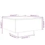 Mesa de centro madera de ingeniería gris hormigón 55x55x31 cm de , Mesas de centro - Ref: Foro24-836570, Precio: 47,86 €, Des...
