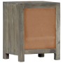 Mesita de noche madera maciza de mango gris 40x30x50 cm de vidaXL, Mesitas de noche - Ref: Foro24-282734, Precio: 124,35 €, D...
