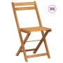Sillas de terraza plegables 6 uds madera maciza de acacia de , Sillas de jardín - Ref: Foro24-3216306, Precio: 217,65 €, Desc...
