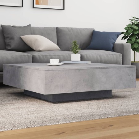 Mesa de centro madera de ingeniería gris hormigón 100x100x31 cm de , Mesas de centro - Ref: Foro24-836598, Precio: 111,89 €, ...