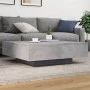 Concrete gray engineered wood coffee table 100x100x31 cm by , Coffee table - Ref: Foro24-836598, Price: 108,32 €, Discount: %