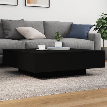 Mesa de centro con luces LED negro 100x100x31 cm de , Mesas de centro - Ref: Foro24-836603, Precio: 100,03 €, Descuento: %