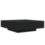Mesa de centro con luces LED negro 100x100x31 cm de , Mesas de centro - Ref: Foro24-836603, Precio: 100,03 €, Descuento: %