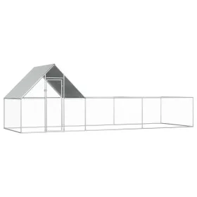 Gallinero acero galvanizado 6x2x2 m de vidaXL, Jaulas y habitáculos para animales pequeños - Ref: Foro24-144557, Precio: 208,...