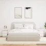 Bedside tables with LED lights 2 units white 35x39x55 cm by , Nightstands - Ref: Foro24-836750, Price: 113,51 €, Discount: %