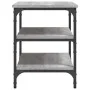 Shoe bench Sonoma gray engineered wood 70x38.5x49 cm by , Benches for halls and storage - Ref: Foro24-839041, Price: 48,61 €,...