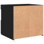 Mesita de noche con luces LED negro 50x40x45 cm de , Mesitas de noche - Ref: Foro24-836765, Precio: 62,36 €, Descuento: %