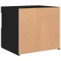 Mesita de noche con luces LED negro 50x40x45 cm de , Mesitas de noche - Ref: Foro24-836765, Precio: 64,67 €, Descuento: %