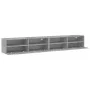 Muebles de pared de TV 2 uds madera gris hormigón 100x30x30 cm de , Muebles TV - Ref: Foro24-836889, Precio: 91,15 €, Descuen...