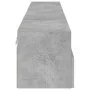 Muebles de pared de TV 2 uds madera gris hormigón 100x30x30 cm de , Muebles TV - Ref: Foro24-836889, Precio: 91,15 €, Descuen...