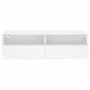 Mueble de pared para TV madera ingeniería blanco 100x30x30 cm de , Muebles TV - Ref: Foro24-836882, Precio: 55,36 €, Descuent...
