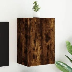 Mueble TV de pared madera ingeniería roble ahumado 40,5x30x60cm de , Muebles TV - Ref: Foro24-836918, Precio: 35,78 €, Descue...