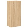 Mueble TV de pared madera ingeniería roble Sonoma 40,5x30x90 cm de , Muebles TV - Ref: Foro24-836926, Precio: 54,90 €, Descue...