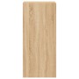 Mueble TV de pared madera ingeniería roble Sonoma 40,5x30x90 cm de , Muebles TV - Ref: Foro24-836926, Precio: 54,90 €, Descue...