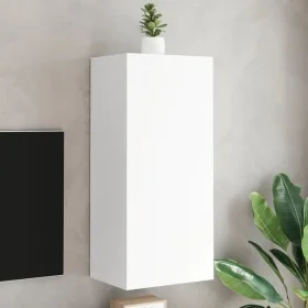 Mueble de TV de pared madera ingeniería blanco 40,5x30x90 cm de , Muebles TV - Ref: Foro24-836924, Precio: 48,71 €, Descuento: %