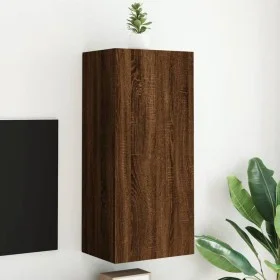 Wand-TV-Schrank aus braunem Eichenholzwerkstoff, 40,5 x 30 x 90 cm von , TV-Möbel - Ref: Foro24-836930, Preis: 50,03 €, Rabat...