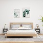 Mesitas de noche de pared con luces LED 2 uds gris hormigón de , Muebles TV - Ref: Foro24-837071, Precio: 55,61 €, Descuento: %