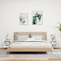 Mesitas de noche de pared con luces LED 2 unidades blanco de , Muebles TV - Ref: Foro24-837065, Precio: 38,26 €, Descuento: %