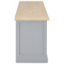 Mueble para el televisor de madera gris 120x30x40 cm de vidaXL, Muebles TV - Ref: Foro24-249885, Precio: 186,05 €, Descuento: %