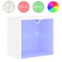 Mesitas de noche de pared con luces LED 2 unidades blanco de , Muebles TV - Ref: Foro24-837065, Precio: 38,26 €, Descuento: %