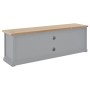 Mueble para el televisor de madera gris 120x30x40 cm de vidaXL, Muebles TV - Ref: Foro24-249885, Precio: 186,05 €, Descuento: %